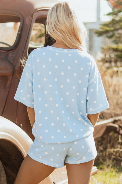 Sunny Polka Dot Lounge Set
