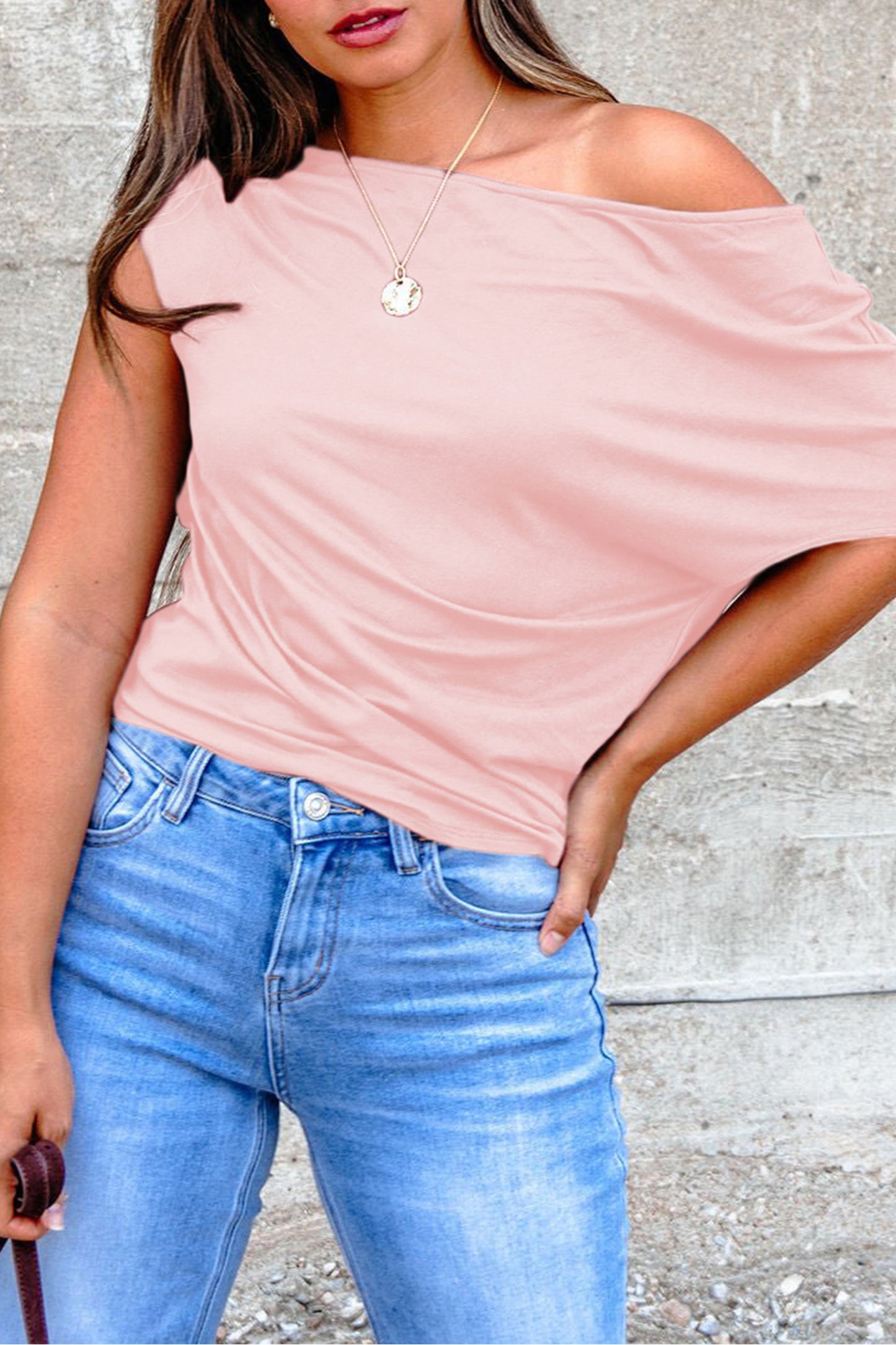 Plus Size Asymmetric Ruched Blouse