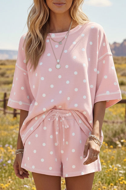 Sunny Polka Dot Lounge Set