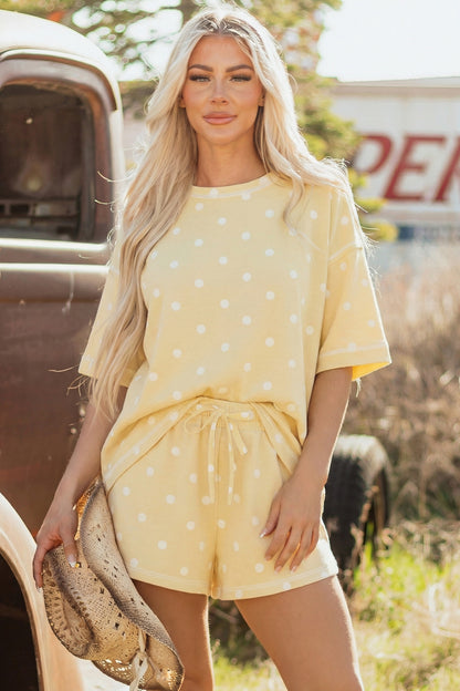 Sunny Polka Dot Lounge Set