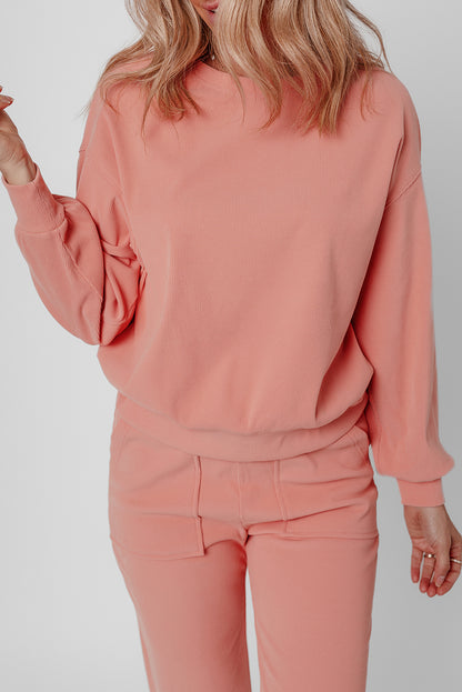 Blossom Ribbed Knit Lounge Set