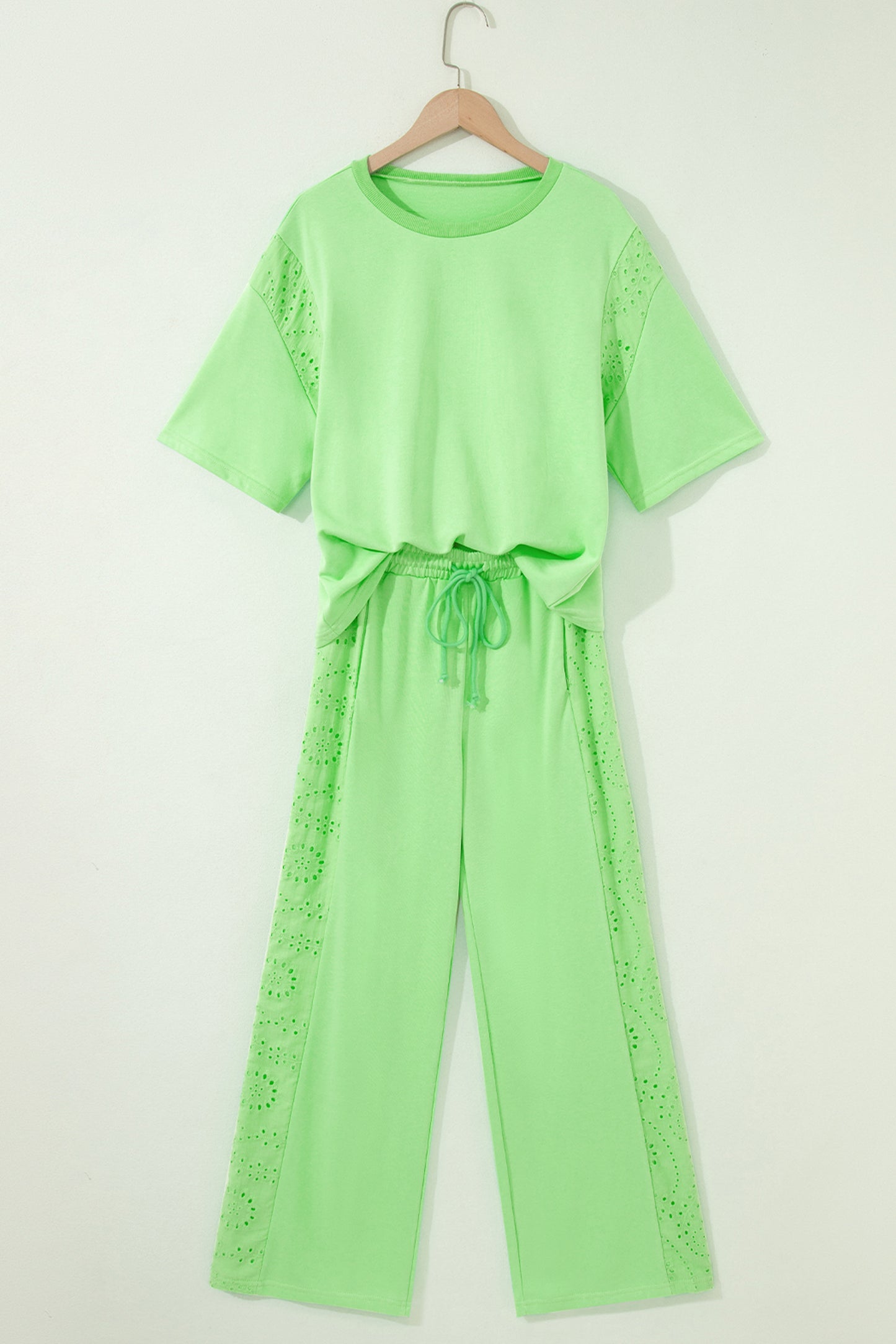Lace Patchwork Two-Piece Set