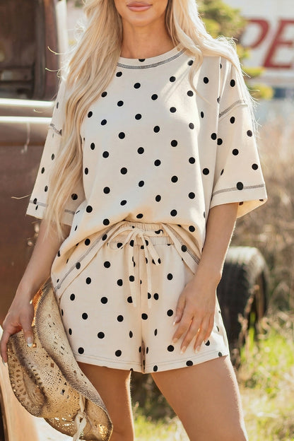 Sunny Polka Dot Lounge Set