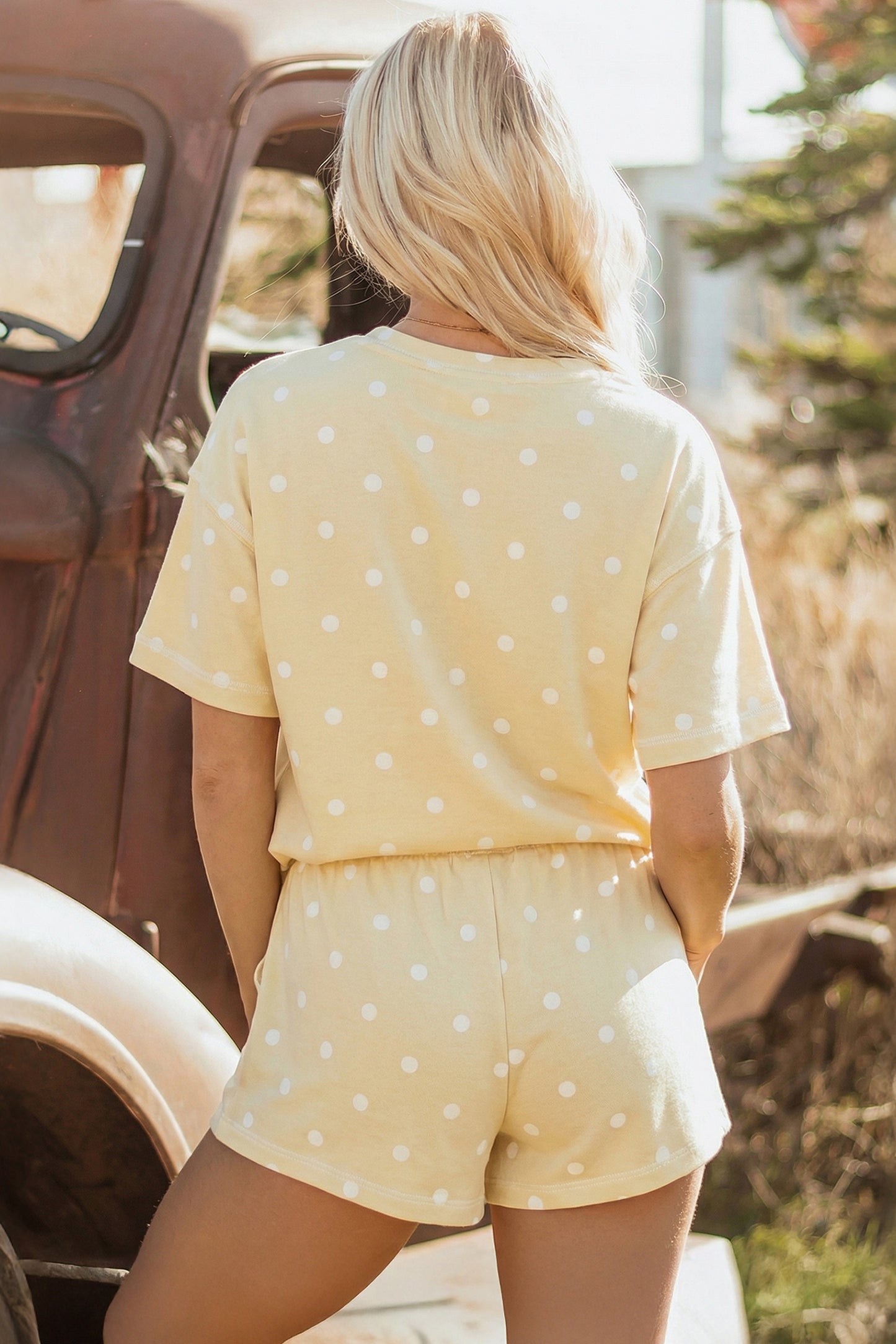 Sunny Polka Dot Lounge Set