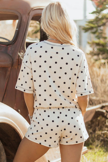 Sunny Polka Dot Lounge Set
